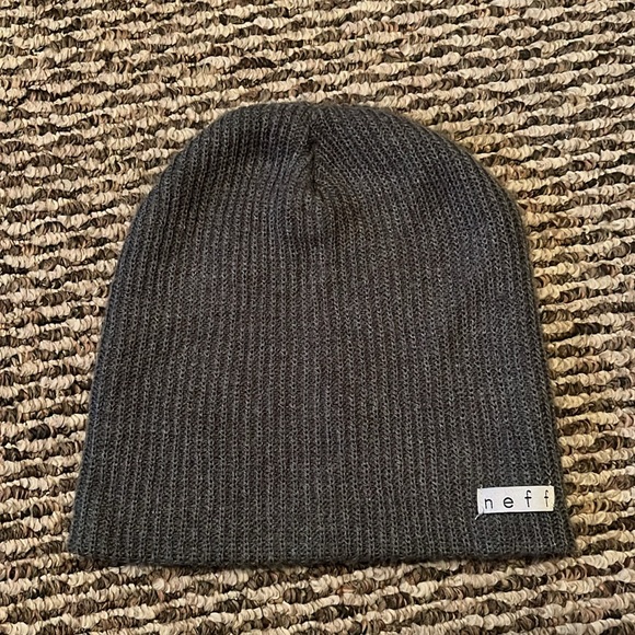 Gray Neff Beanie - Picture 2 of 3